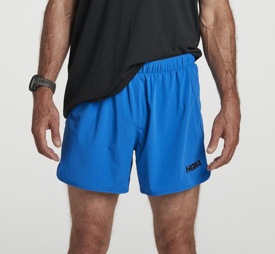 Hoka One One Performance - Men Shorts - Blue,Australia ERC-724510